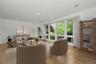 Virtually staged living room