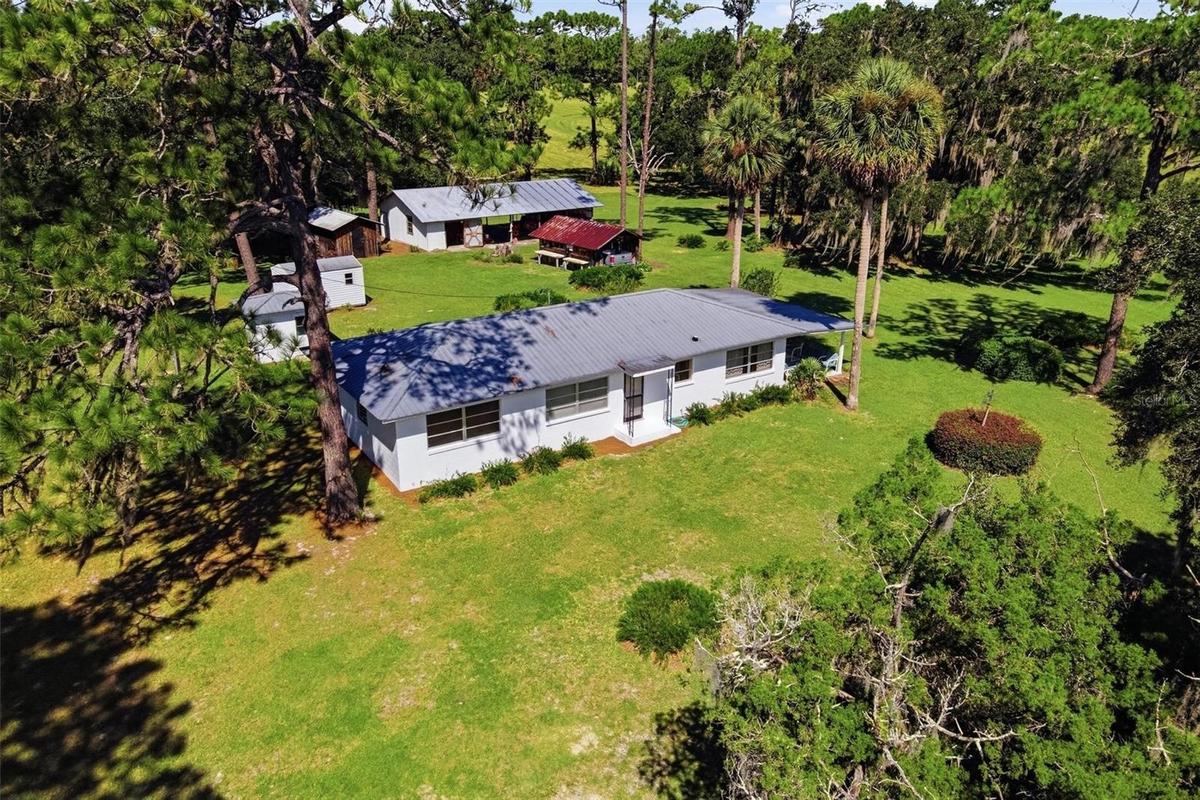 Birds Eye View of homestead