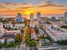 Sunrise over downtown St. Petersburg and the waterfront—an exceptional setting just beyond The Huntington.