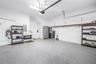 Garage with beautiful coated concrete floor