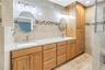 Primary Bathroom with double sinks