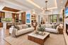 Main living area. Virtually staged.