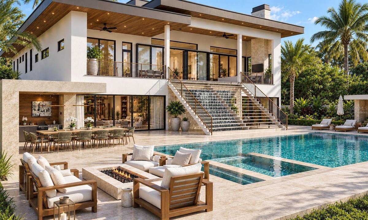 Ultimate backyard entertaining. Virtually staged.