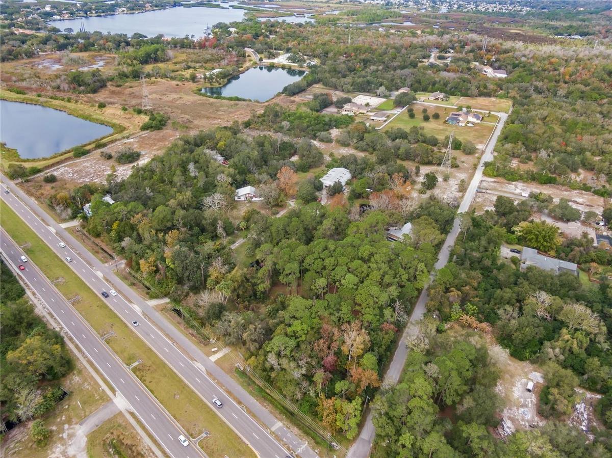 Frontage along Keystone Rd
