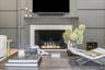 Oversized Gas Fireplace