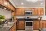 Ample cabinetry and counter space for everyday meal preparation