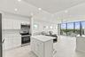 Kitchen, living and dining area
