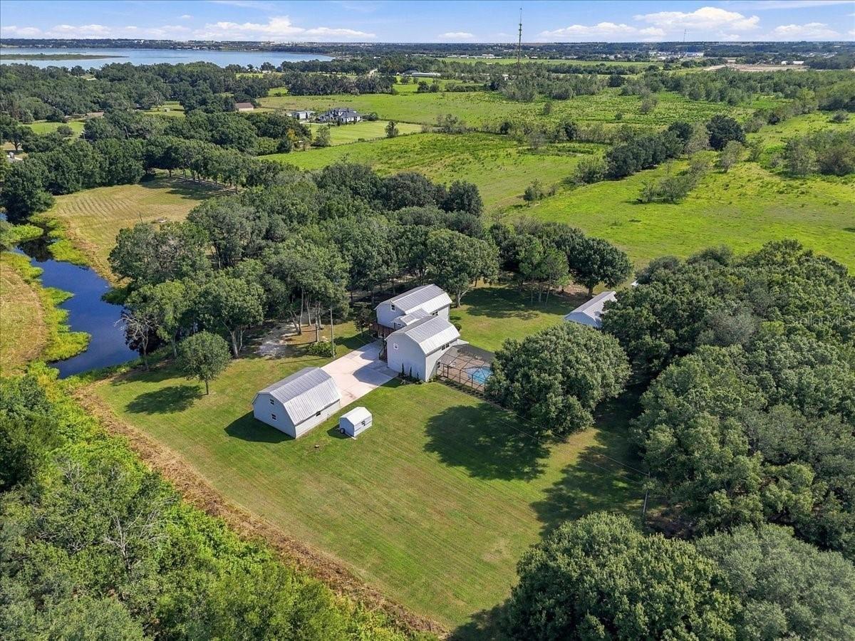 Aerial pond