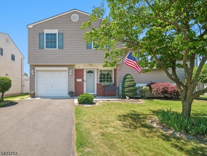 Cropped front of home