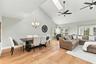 Bright, inviting dining space with hardwood floors and an easy flow for entertaining.