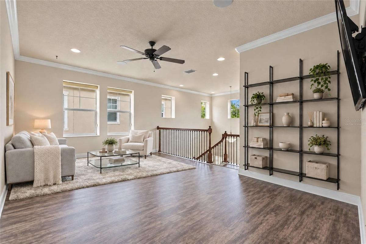 Virtually Staged Second Floor Loft