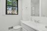 Full bathroom off of office.