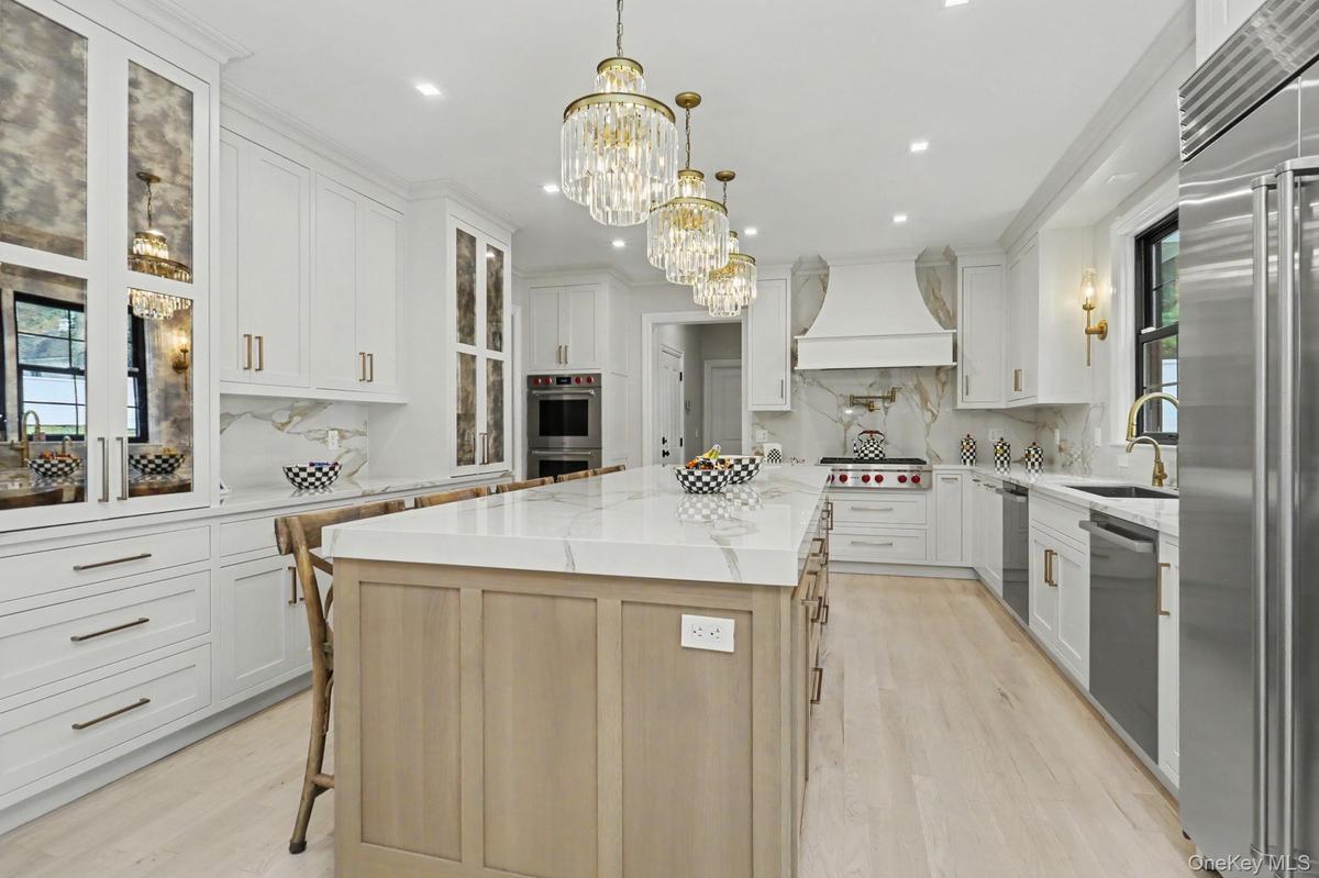 Gorgeous Gourmet Kitchen with Stainless steel appliances.