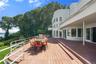 Deck off kitchen, great room, Gala Hall, Library/Den