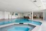 Indoor Pool, spa, fireplace, bath opens to bar, billiards room