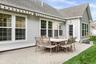 Private Patio area with awnings.