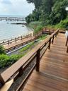 Deck to beach