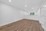 Spare room with recessed lighting and light wood-type flooring