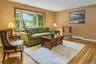 Living room with large window