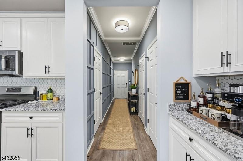 Hallway to garage
