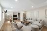 Virtual staged basement