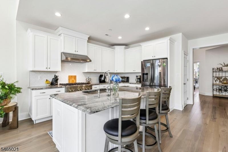 Kitchen with island