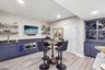 Lower level wet bar