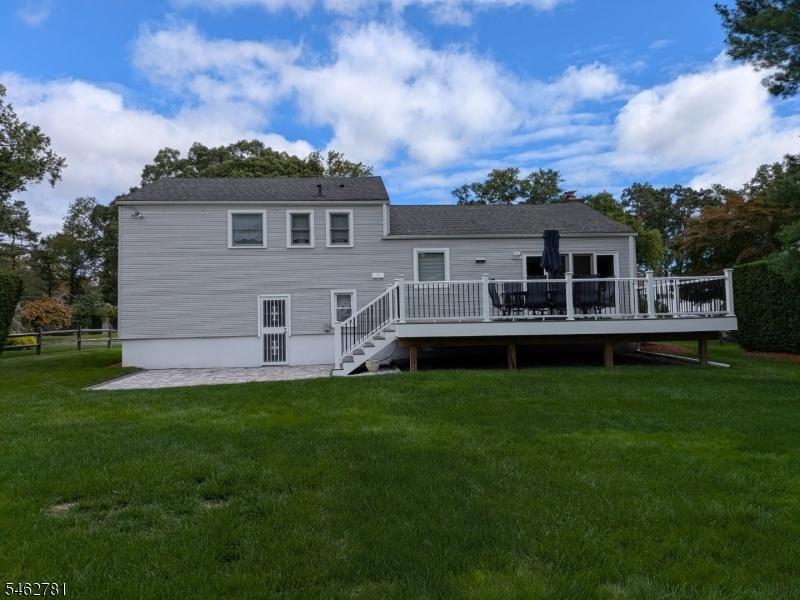 Back deck and paver patio