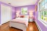 Secondary bedroom with large closet.