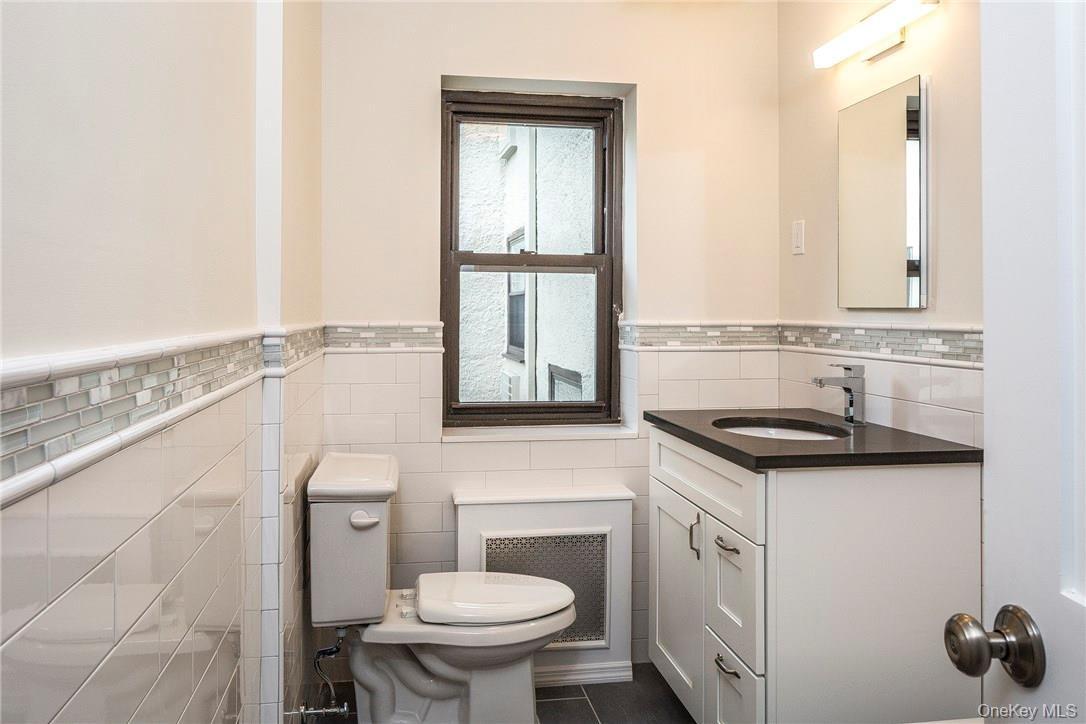 All new hall bath