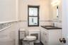 All new hall bath