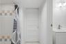 Downstairs bathroom with shower