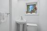 Powder Room off the Kitchen