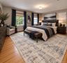 Digitally Staged Bedroom