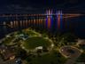 Enjoy an ever-changing light show at night!