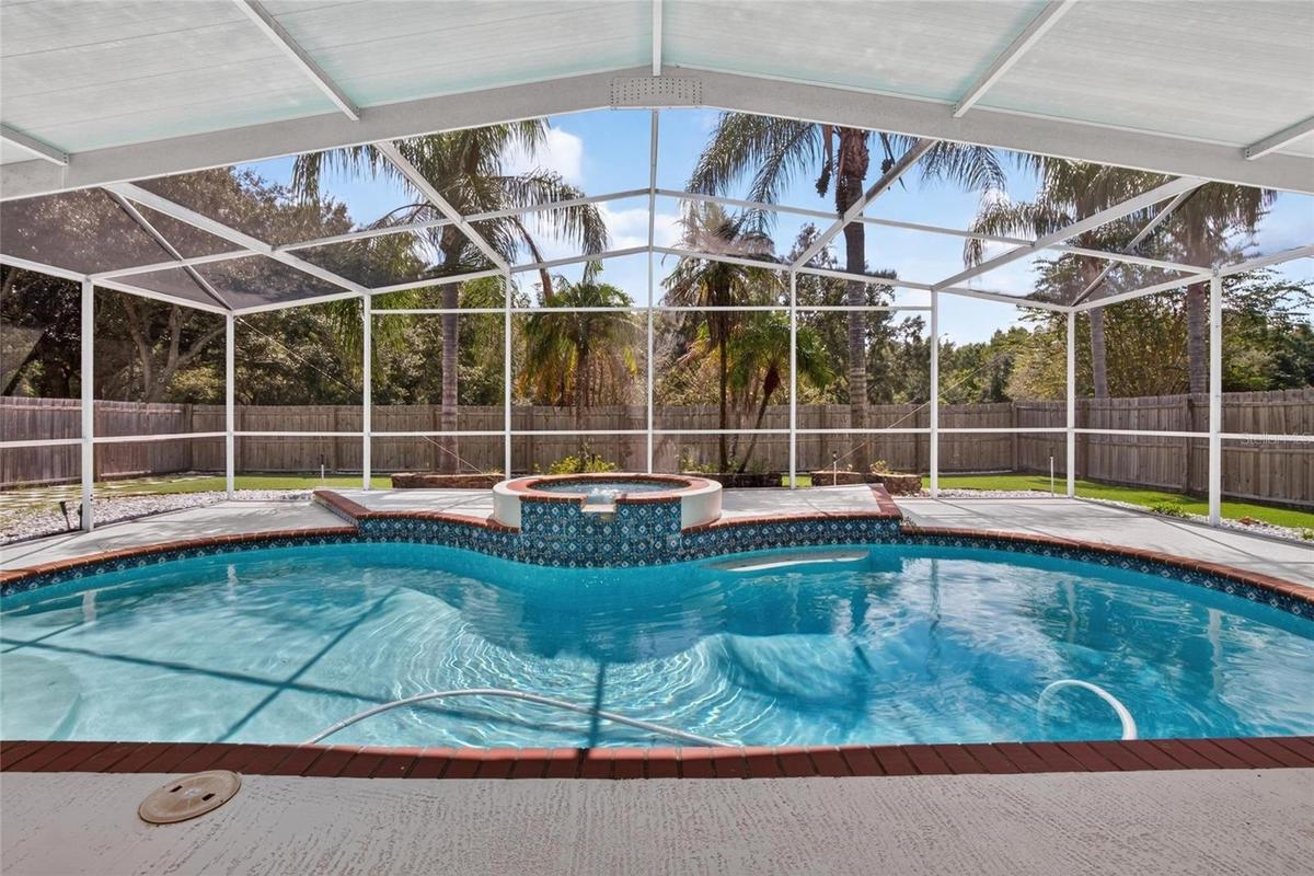 Private enclosed pool