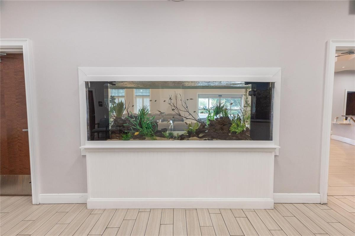 Fishtank in lobby