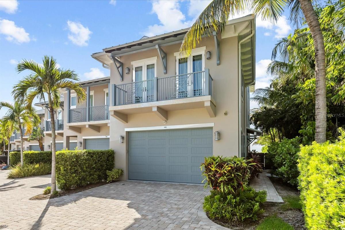 Front of home with two-car garage