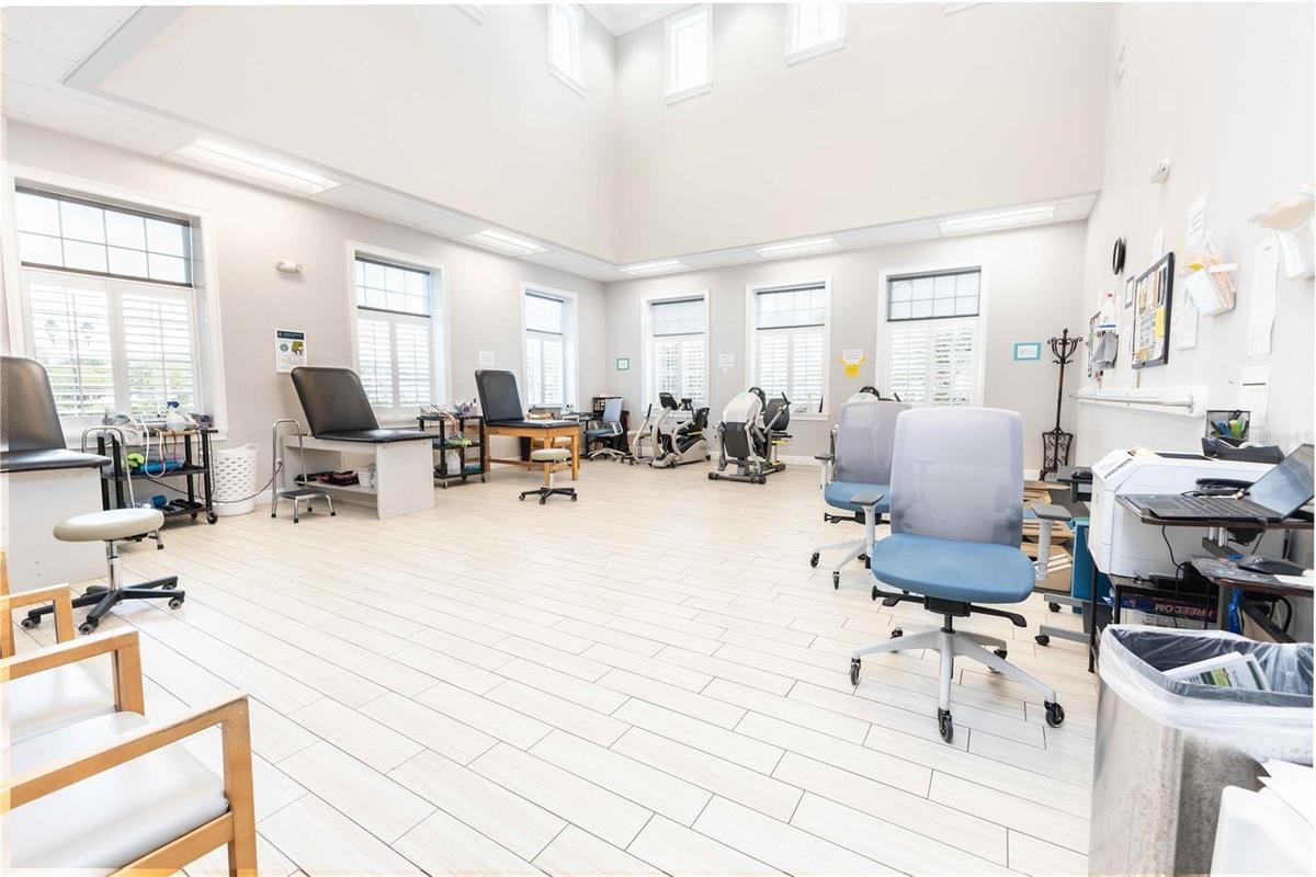 Physical therapy room