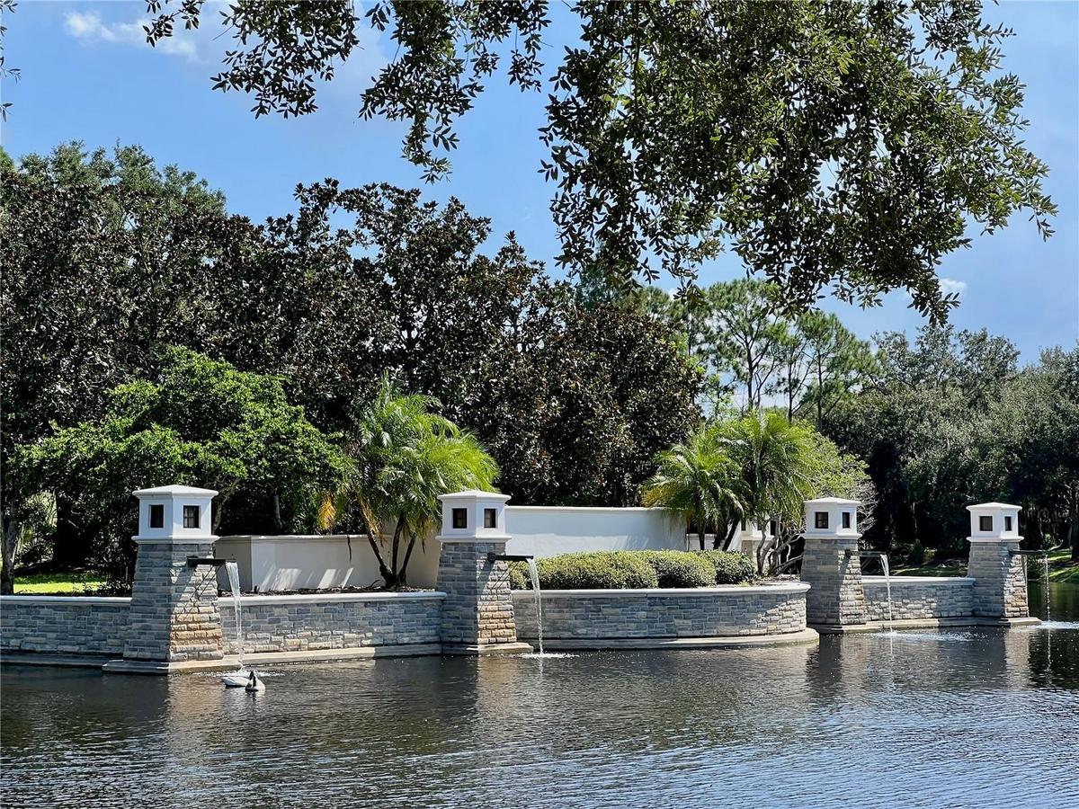 Entrance into the Gated Community of Waterchase