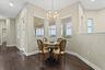 At the top of the stairs is a small nook which can be a great game room or tv nook