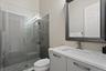 The ensuite bathroom for the second bedroom