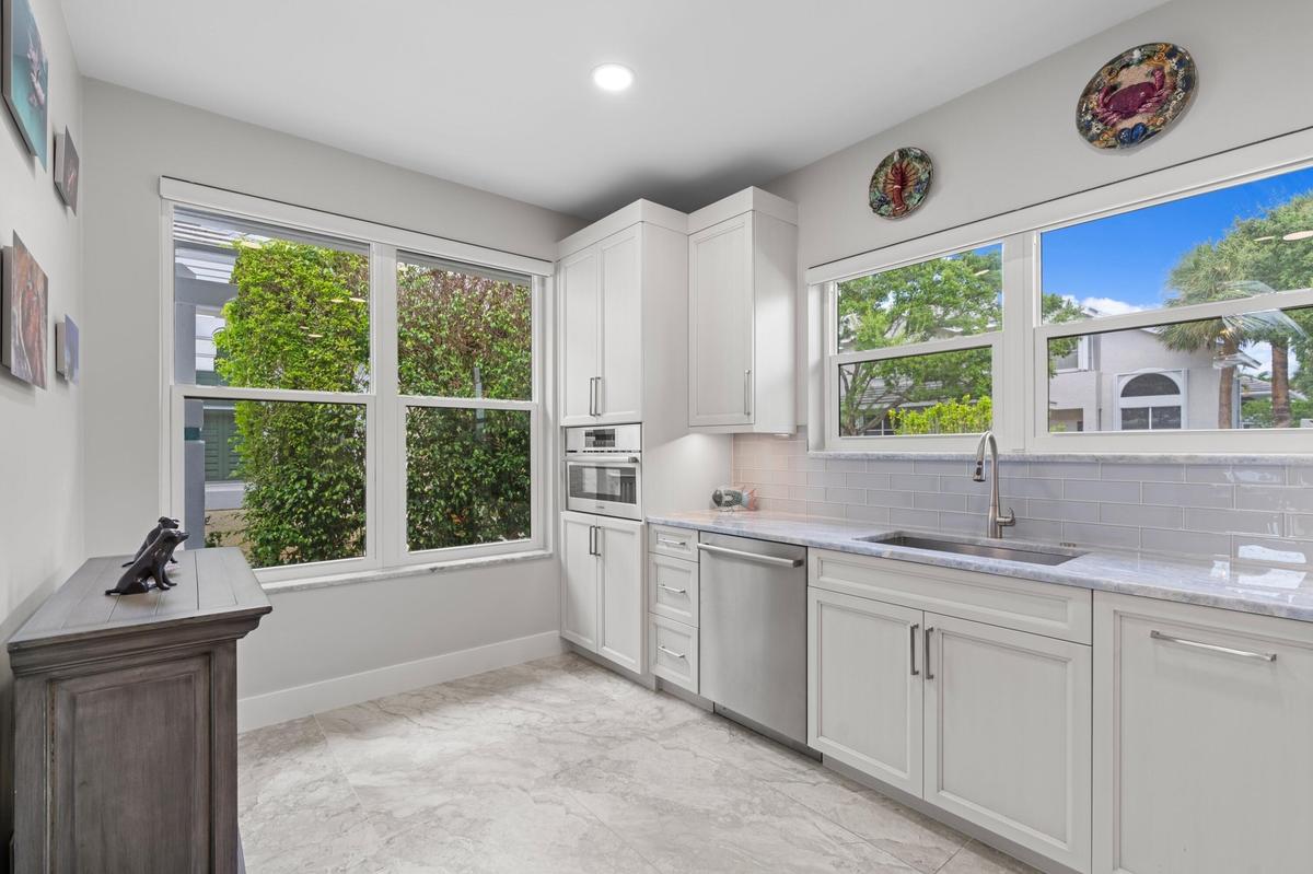 Kitchen with nook space