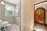Guest half-bath located on the main level.