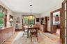 Spacious Dining Room with double exposure, adjacent to the Kitchen.