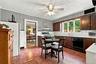 Spacious eat-in kitchen with generous  storage.