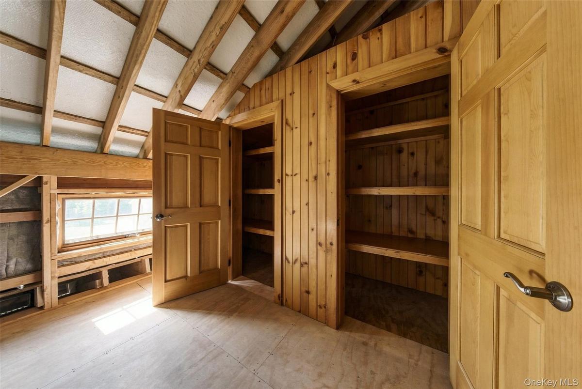 Additional closets in the hay loft (more not shown as well as closets in the feed room and aisle)