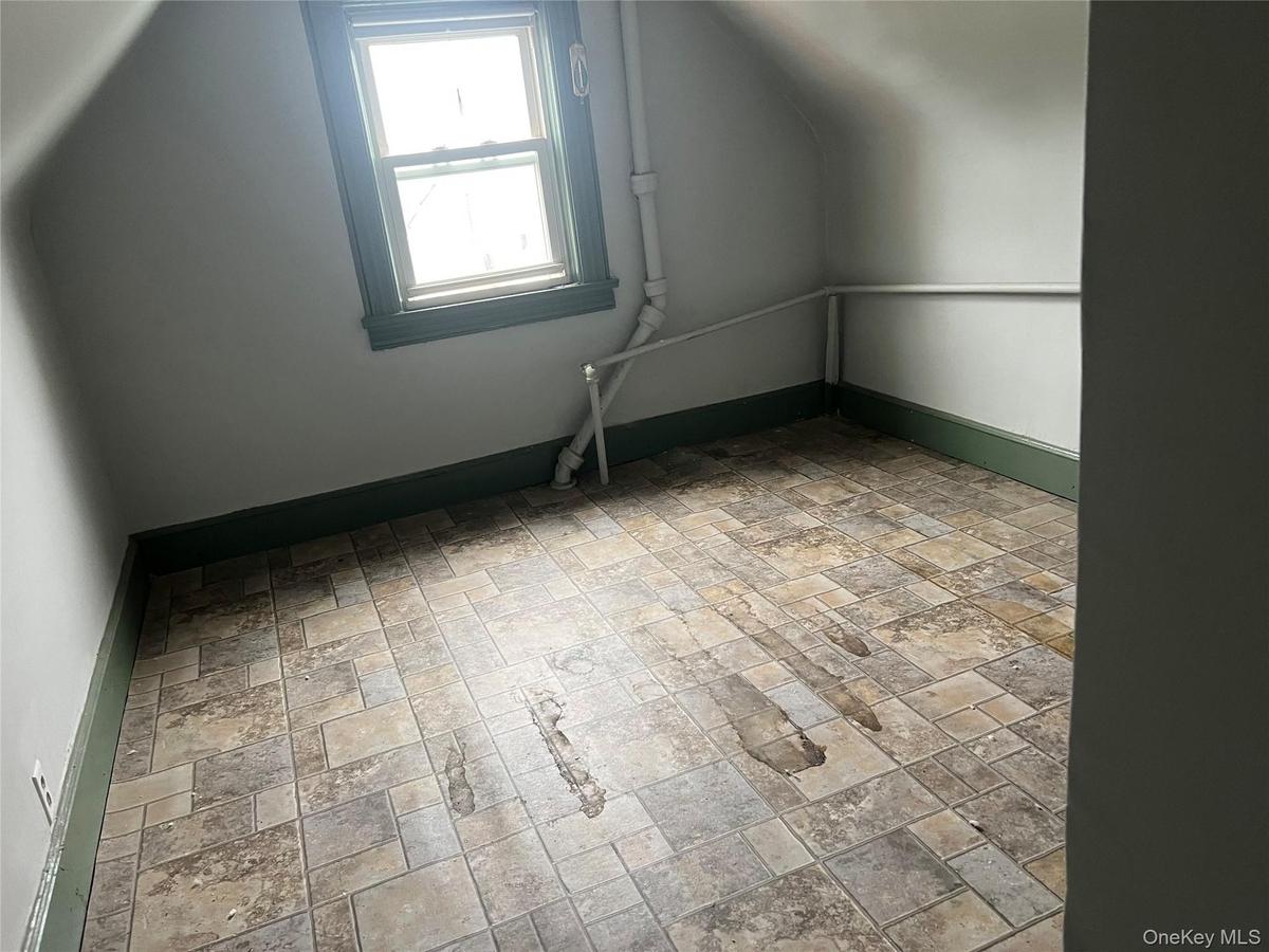 finished attic room