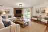 Family room virtually staged