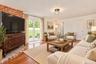 Family room virtually staged